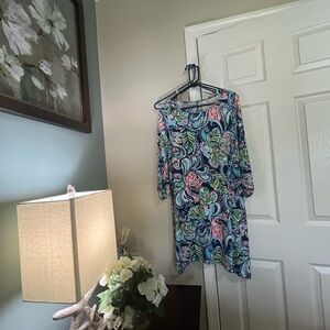 Lilly Pulitzer Blue and Pink Mini Dress